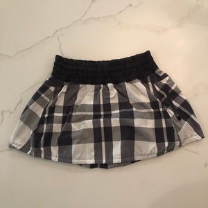 Lululemon Plaid Tracking skirt!